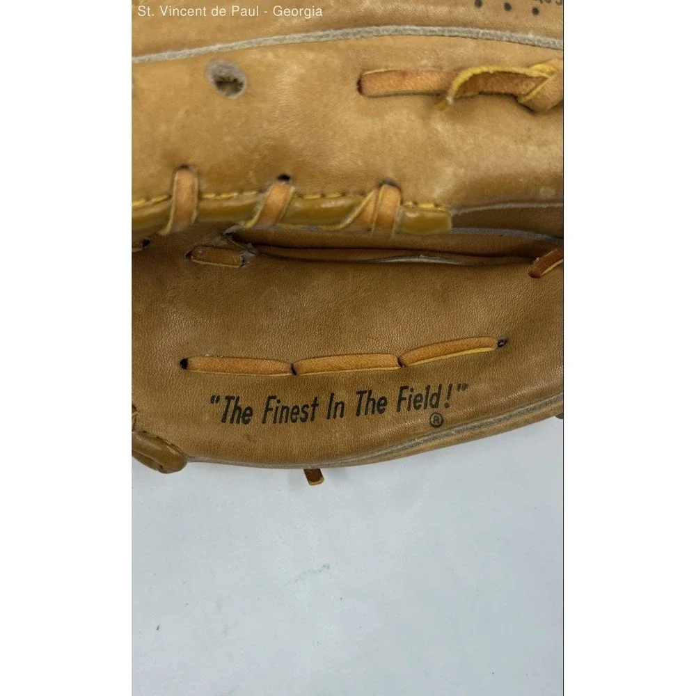 Vintage Rawlings Bill Madlock GJ40 Right Hand Throw Leather Base Softball Glove